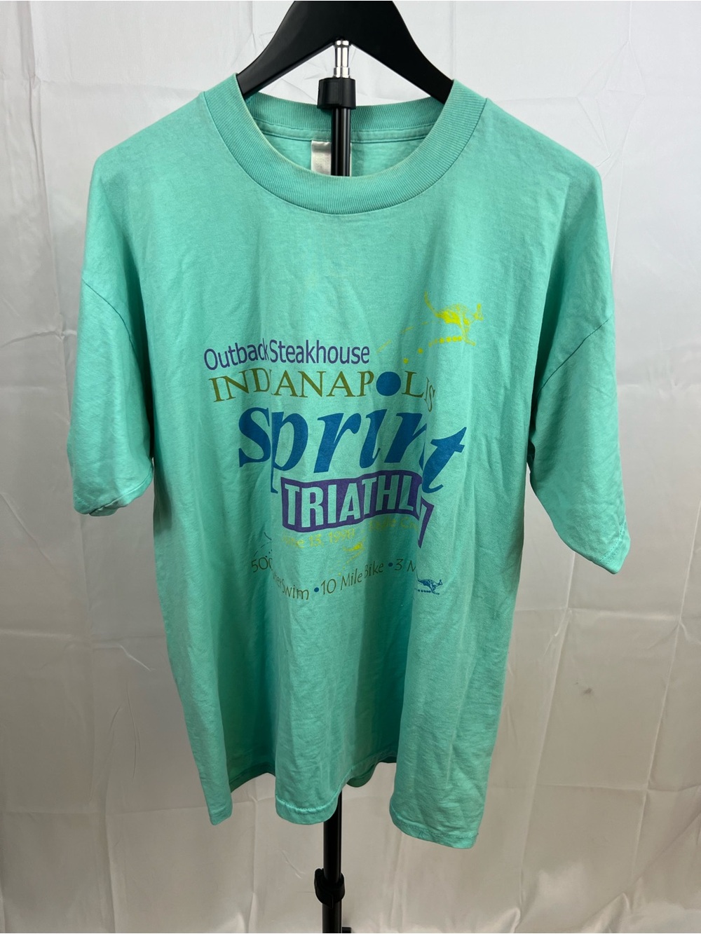 Vintage 1998 Indianapolis Triathlon Shirt Size XL